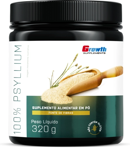 100% PSYLLIUM 320GR - GROWTH