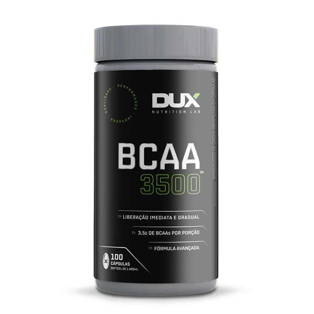 BCAA 3500 - POTE 100 CÁPSULAS DUX