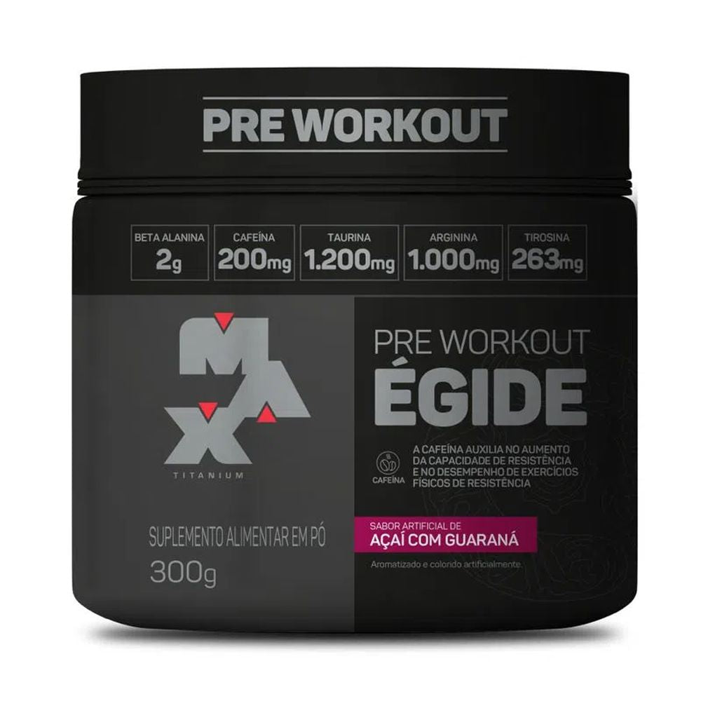 Pré-Treino Égide 300g - Max Titanium