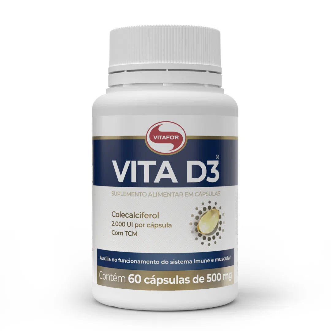 Vita D3 + C + Zinco -60 Cap - Vitafor