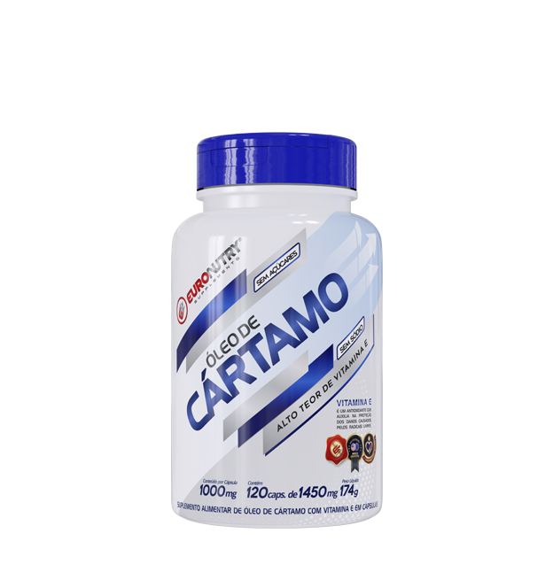 ÓLEO DE CÁRTAMO + VITAMINA E – 120 CÁPSULAS EURONUTRY