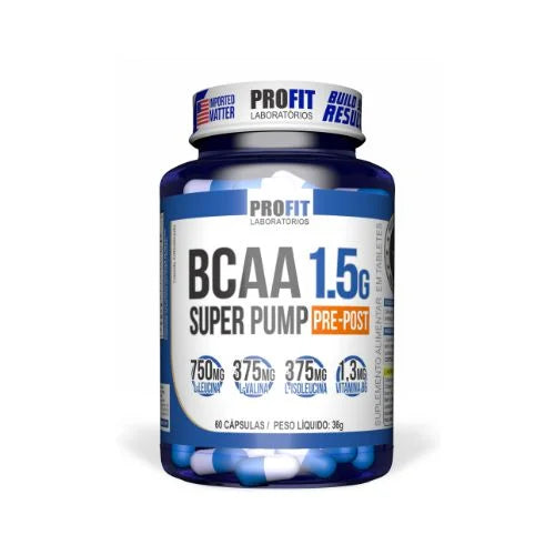 Bcaa Aminoácido 1.5g Super Pump 120caps