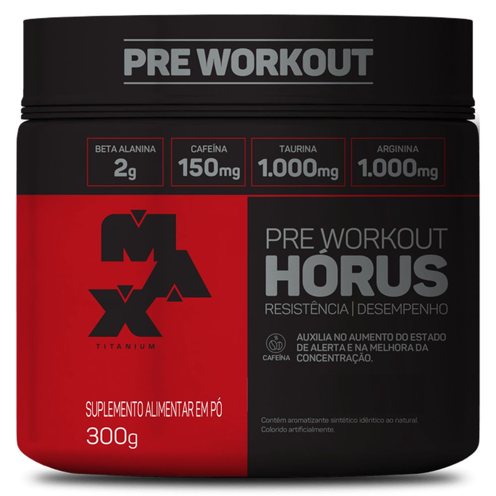 Hórus Pré Treino 300g - Max Titanium