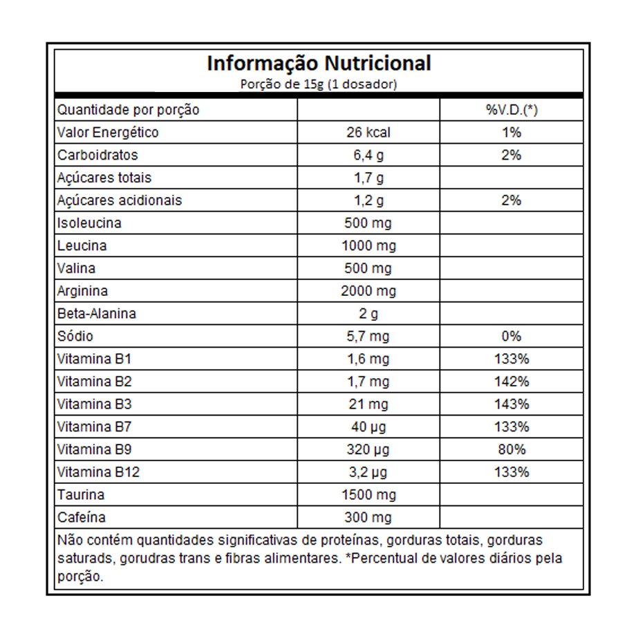 Pre Workout Original 300g - Dux - Pote